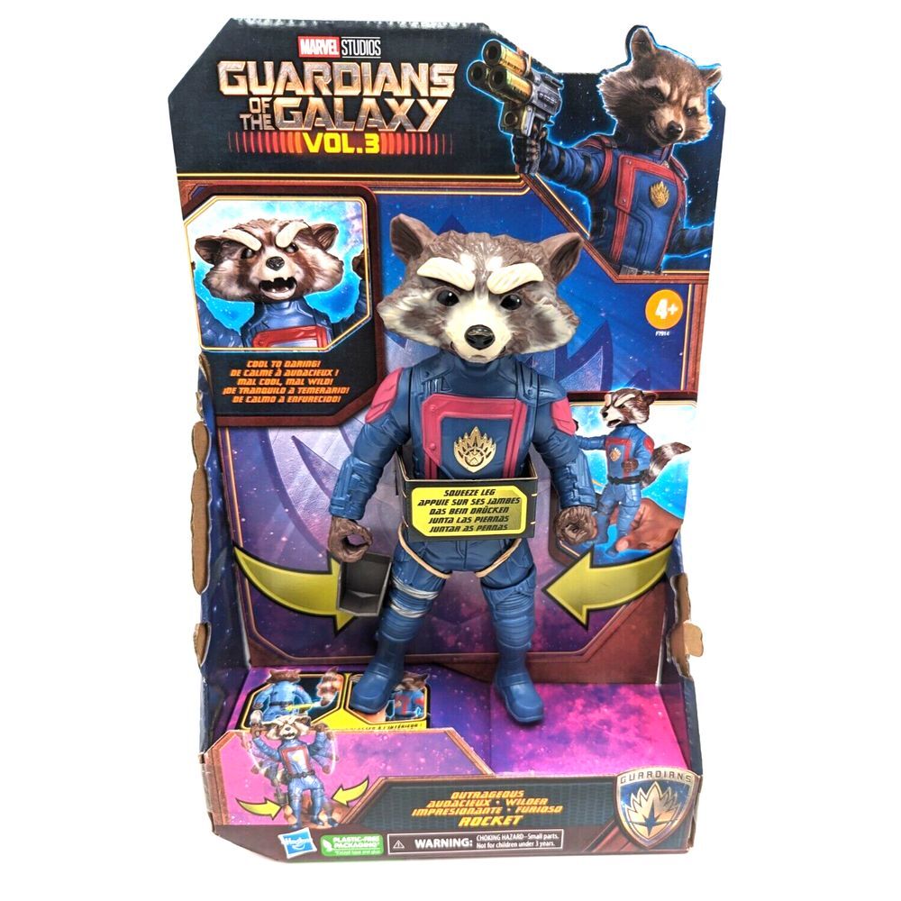 Marvel Studios' Guardians of The Galaxy Vol. 3 Rocket Action Figure, Super‎ Hero
